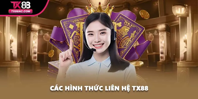 Các hình thức liên hệ TX88